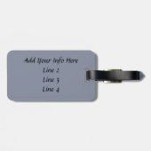 Toggenburg Dairy Goat Kind Bagagelabel (Achterkant horizontaal)