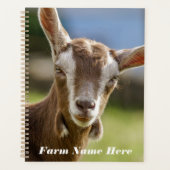 Toggenburg Dairy Goat Kind Planner (Voorkant)