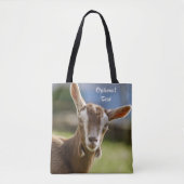 Toggenburg Dairy Goat Kind Tote Bag (Voorkant)