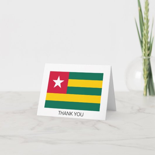 Togo Bedankkaart (Voorkant)