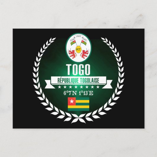 Togo Briefkaart (Voorkant)