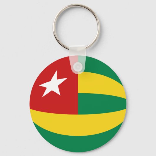 Togo Fisheye Flag Sleutelhanger (Voorkant)