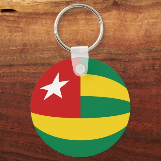Togo Fisheye Flag Sleutelhanger (Voorkant)