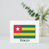 Togo Flag Briefkaart (Staand voorkant)