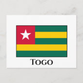Togo Flag Briefkaart (Voorkant)