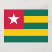 Togo Flag Briefkaart (Voorkant)