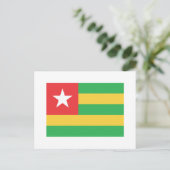 Togo Flag Briefkaart (Staand voorkant)