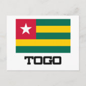 Togo Flag Briefkaart (Voorkant)