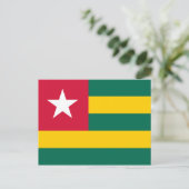 Togo Flag Briefkaart (Staand voorkant)