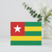Togo Flag Briefkaart (Staand voorkant)