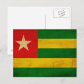 Togo Flag Briefkaart (Voorkant / Achterkant)