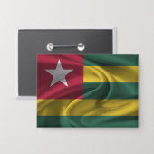 Togo Flag Button (Voorkant / Achterkant)