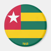 Togo Flag Charming Patriottic Magneet (Voorkant)