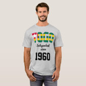 Togo Flag Independence Celebration T-shirt (Voorkant volledig)