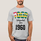Togo Flag Independence Celebration T-shirt (Voorkant)