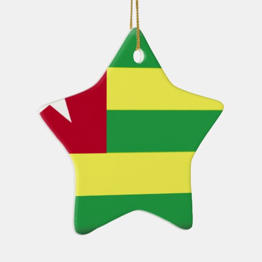 Togo Flag Keramisch Ornament (Rechts)