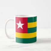 Togo Flag Keramische Koffie Mok (Links)