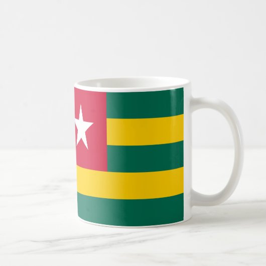 Togo Flag Keramische Koffie Mok (Rechts)