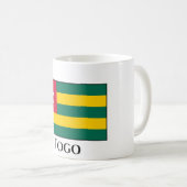Togo Flag Koffiemok (Voorkant rechts)