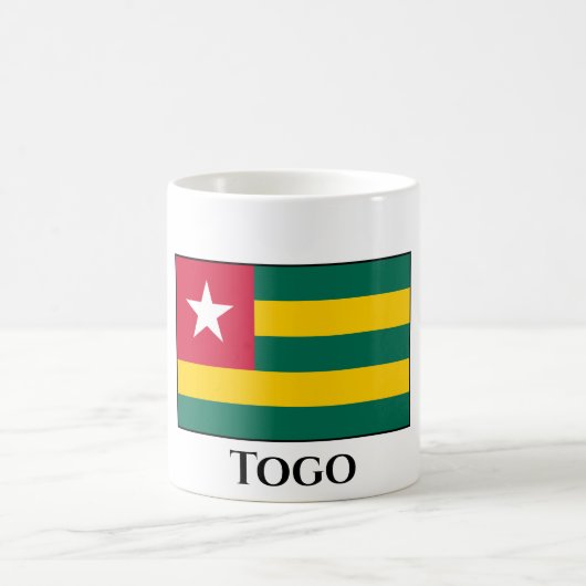 Togo Flag Koffiemok (Center)