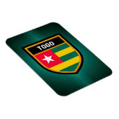Togo Flag Magneet (Rechterzijde)
