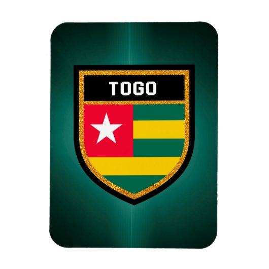 Togo Flag Magneet (Verticaal)