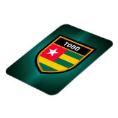 Togo Flag Magneet (Linkerzijde)