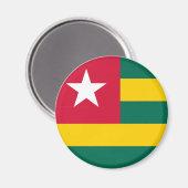 Togo Flag Magneet (Voorkant / Achterkant)