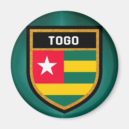 Togo Flag Magneet (Voorkant)