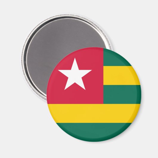 Togo Flag Magnet (Voorkant / Achterkant)