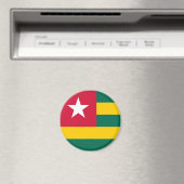 Togo Flag Magnet (Insitu (Vaatwasser))