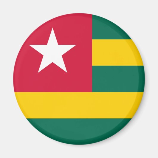 Togo Flag Magnet (Voorkant)