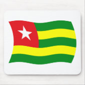 Togo Flag Mousepad Muismat (Voorkant)