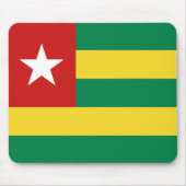 Togo Flag Mousepad Muismat (Voorkant)