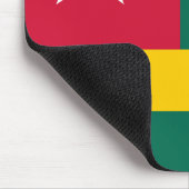 Togo Flag Muismat (Hoek)