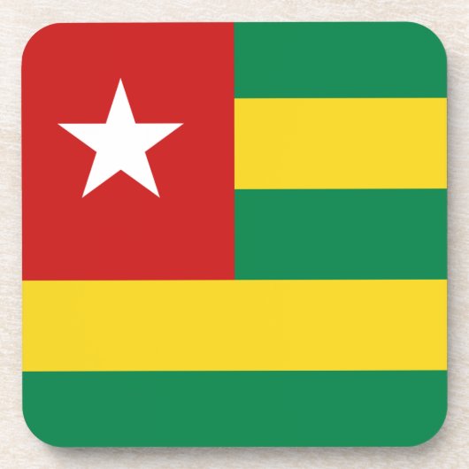 Togo Flag Onderzetter (Voorkant)