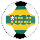 Togo Flag Patriotic  Voetbal (Voorkant)