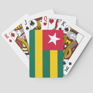 Togo Flag Pokerkaarten