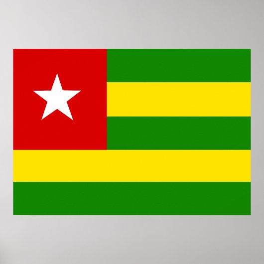 Togo Flag Poster (Voorkant)