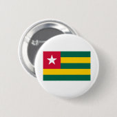 Togo Flag Ronde Button 5,7 Cm (Voorkant /achterkant)