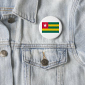 Togo Flag Ronde Button 5,7 Cm (In situ)