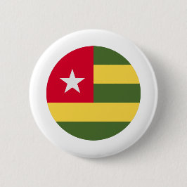 Togo Flag Ronde Button 5,7 Cm