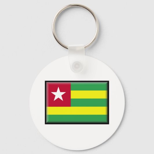 Togo Flag Sleutelhanger (Voorkant)