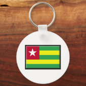 Togo Flag Sleutelhanger (Voorkant)