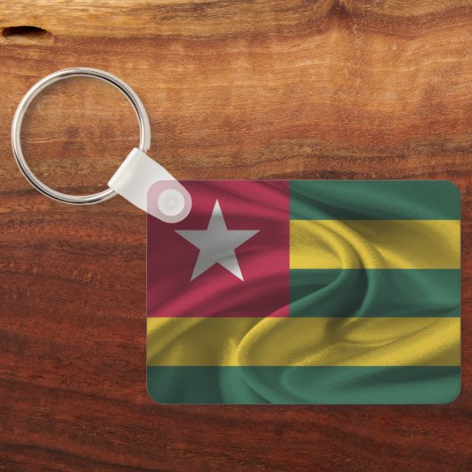 Togo Flag Sleutelhanger (Achterkant)