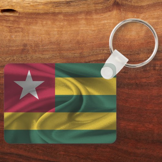 Togo Flag Sleutelhanger (Voorkant)