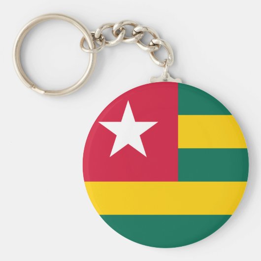 Togo Flag Sleutelhanger (Voorkant)