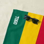 Togo Flag Splendid Patriotic Strandlaken (In situ)