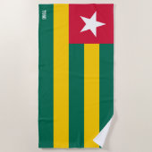 Togo Flag Splendid Patriotic Strandlaken (Voorkant)