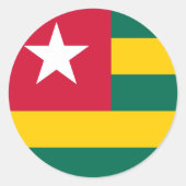 Togo Flag Sticker (Voorkant)